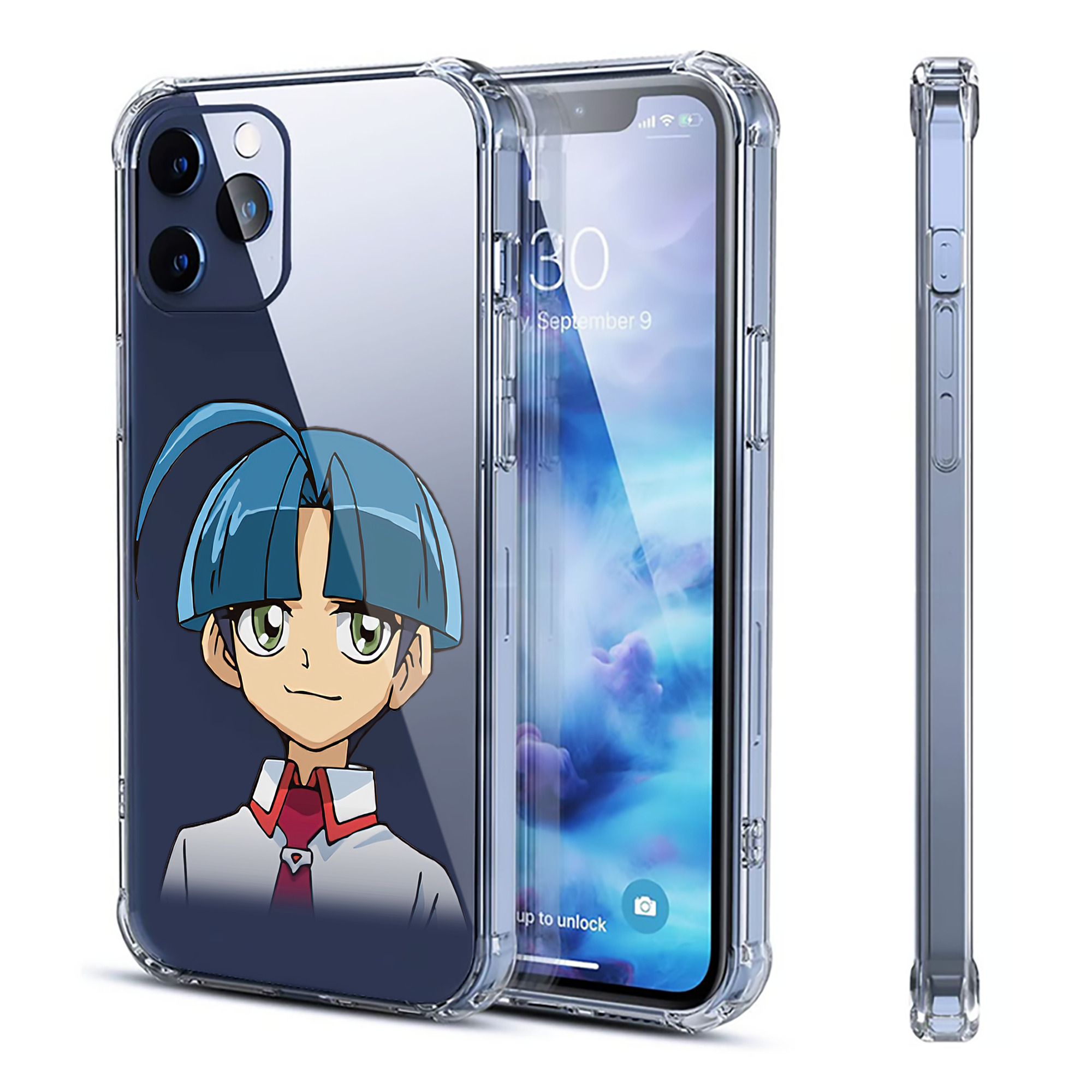 （画像用） 遊☆戯☆王 Yu-Gi-Oh! 【iPhone 12シリーズ対応】透明スマホケース（クリアソフトケース）